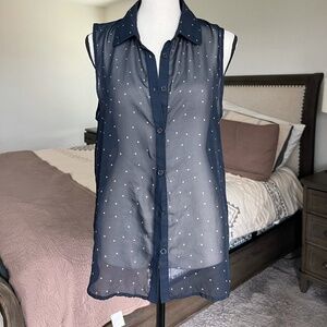 Tank Shirt / Navy Blue / Size L